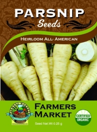 Organic Heirloom All-American Parsnip Seeds