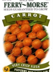 Ferry-Morse 2158 Carrot Seeds, Parisian (450 Milligram Packet)