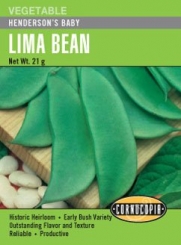 Lima Beans Henderson's Baby Seeds