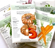 Soup's On a Gardener's Gift of 10 Seed Packets By Botanical Interests in Reusable Gift Box