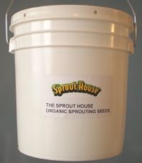 The Sprout House Organic Sprouting Seeds Salad Mix 5 Pounds in a Bucket with Lid - Alfalfa, Radish, Clover, Broccoli