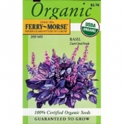 Ferry-Morse 3210 Organic Basil Seeds, Dark Opal Purple (200 Milligram Packet)