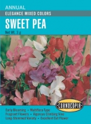 Sweet Pea Elegance Mixed Colors Seeds