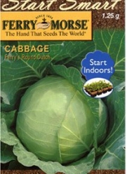 Ferry-Morse 2033 Cabbage Seeds, Ferry's Round Dutch (1.25 Gram Packet)