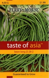 Ferry-Morse 2113 Bean Seeds, Long Zi (4 Gram Packet)