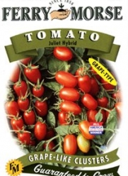 Ferry-Morse 1788 Tomato Seeds, Juliet Hybrid, Grape Type (369 Milligram Packet)