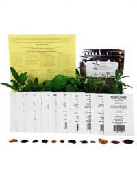 Assortment of 12 Culinary Herb Garden Seeds: Parsley, Thyme, Cilantro, Basil, Dill, Oregano, Marjoram & More