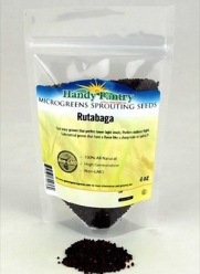 Rutabaga Seeds - 4 Oz. Resealable Bag - Use for Indoor Gardening, Growing Microgreens & More | Micro Greens Salad Garden Seeds