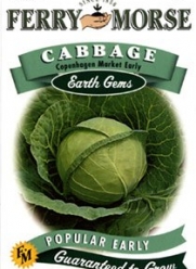 Ferry-Morse 1239 Cabbage Seeds, Copenhagen Market Ely (1 Gram Packet)