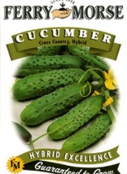 Ferry-Morse 1273 Cucumber Seeds, Cross Country Hybrid (1.2 Gram Packet)