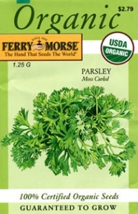 Ferry-Morse 3091 Organic Parsley Seeds, Moss Curled (1.25 Gram Packet)