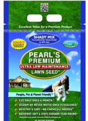 Pearl's Premium Ultra Low Maintenance Lawn Seed, 5-Pound, Shady Blend