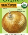 Ferry-Morse 3182 Organic Onion Seeds, Walla Walla Sweet (2.2 Gram Packet)