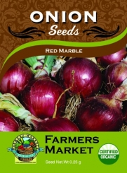 Organic Red Marble Onion Seeds