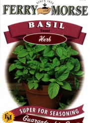 Ferry-Morse 1223 Basil Herb Seeds, Sweet (600 Milligram Packet)
