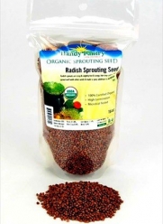 Organic Diakon Radish Sprouting Seeds - 1 Lb - Handy Pantry Brand - Grow Sprouts, Gardening, Food Storage & More