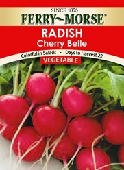 Ferry-Morse 1353 Radish Seeds, Cherry Belle (3.75 Gram Packet) (Discontinued by Manufacturer)