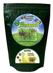 Heirloom Organics NON-GMO Home MicroGreen Seed Pack - 8 Varieties - 200,000+ Non-Hybrid MicroGreen Seeds - Food in as Little as 7 Days