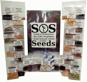 10,000+ Organic Vegetable Seeds 30 Pack Variety