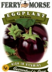 Ferry-Morse 2038 Eggplant Seeds, Black Beauty (240 Milligram Packet)