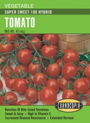 Tomato Super Sweet 100 Hybrid Seeds
