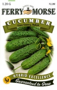 Ferry-Morse 1273 Cucumber Seeds, Cross Country Hybrid (1.2 Gram Packet)
