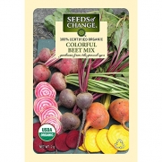 Seeds of Change Certified Organic Beet Mix, Colorful - 2 grams, 150 Seeds Pack