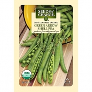 Seeds of Change Certified Organic Pea, Green Arrow - 14 grams, 50 Seeds Pack