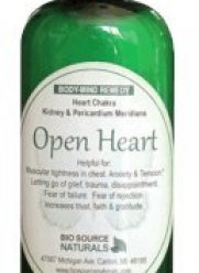 Open Heart Body Mind Vibrational Remedy Lotion 3.8 oz. for Fear, Grief, Loss, Disappointment made with Bach Flower Essences, Gem Elixirs and Pure Essential Oils Essences