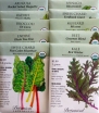 Go Greens 10 Organic Seed Packets By Botanical Interests in Reusable Gift Box