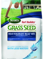 Scotts 18208 Turf Builder Heat-Tolerant Blue Grass Seed Mix, 20-Pound