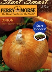 Ferry-Morse Seeds 2043 Onion - Spanish Utah Jumbo Yellow 2.1 Gram Packet