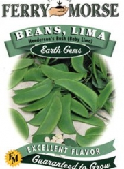 Ferry-Morse 1789 Bean Seeds, Lima Henderson Bush (28 Gram Packet)