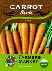 Organic Danver Carrot Seeds