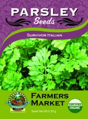 Organic Survivor Italian Parsley Seeds
