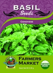 Organic Genovese Basil Seeds