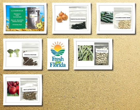 Veganseeds doomsday preppers kit survival seed non-gmo non-hybrid free bonus 2012